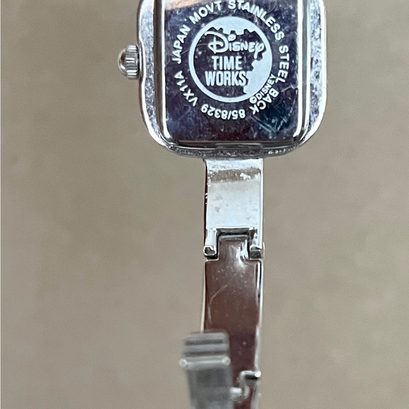 Silver with stones Women’s Mickey Mouse watch. EUC - Picture 5 of 7